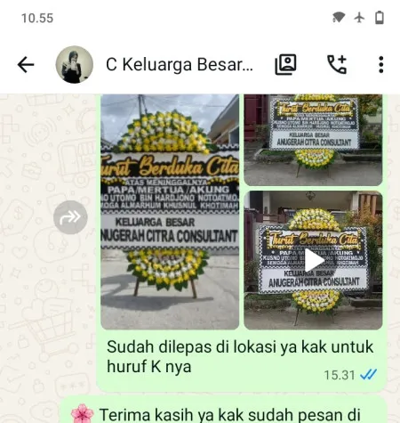 Pengiriman Papan Bunga Duka Gumpang Kartasura